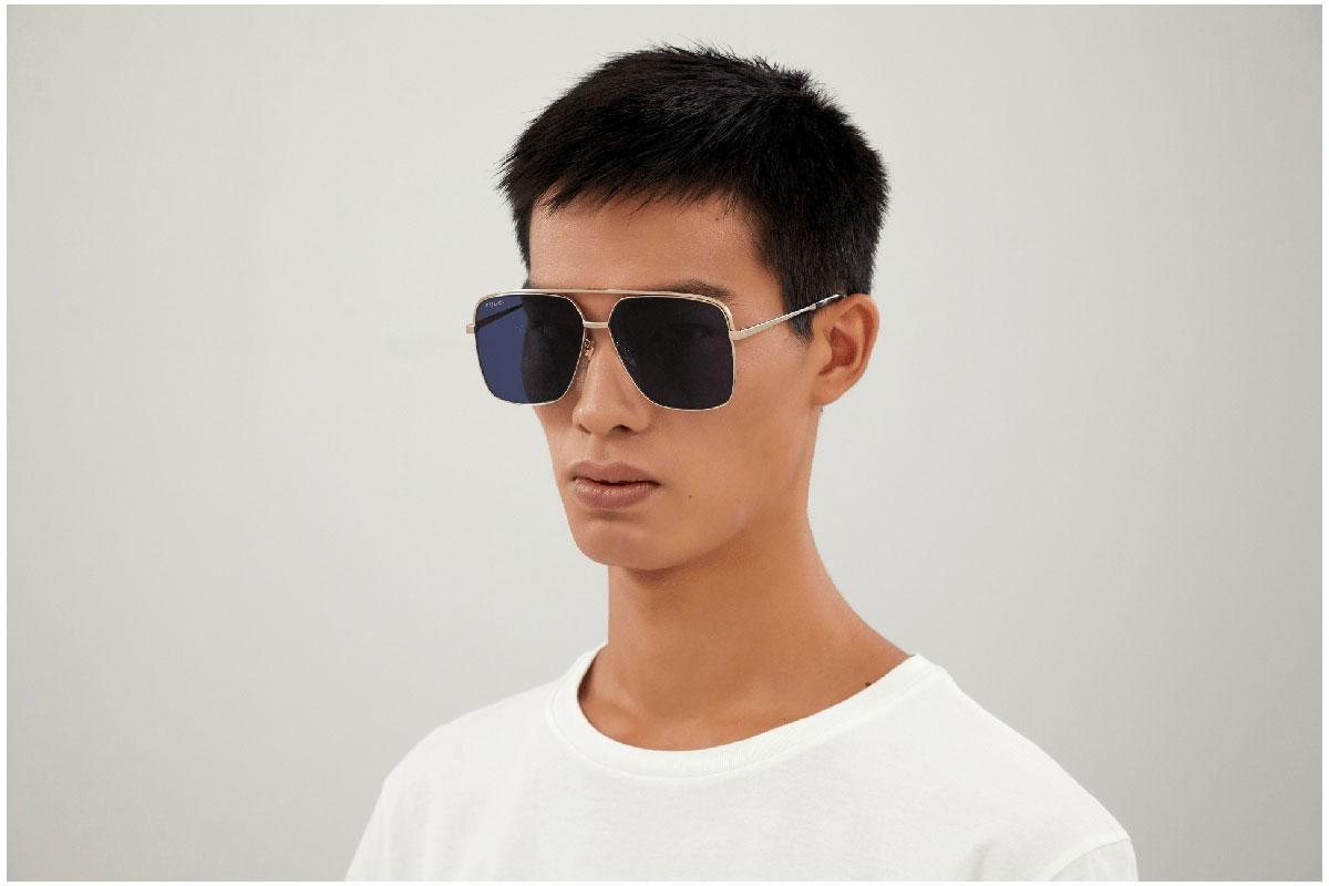 Gucci GG1099SA (002) 61 | Unisex Lacivert Güneş Gözlüğü